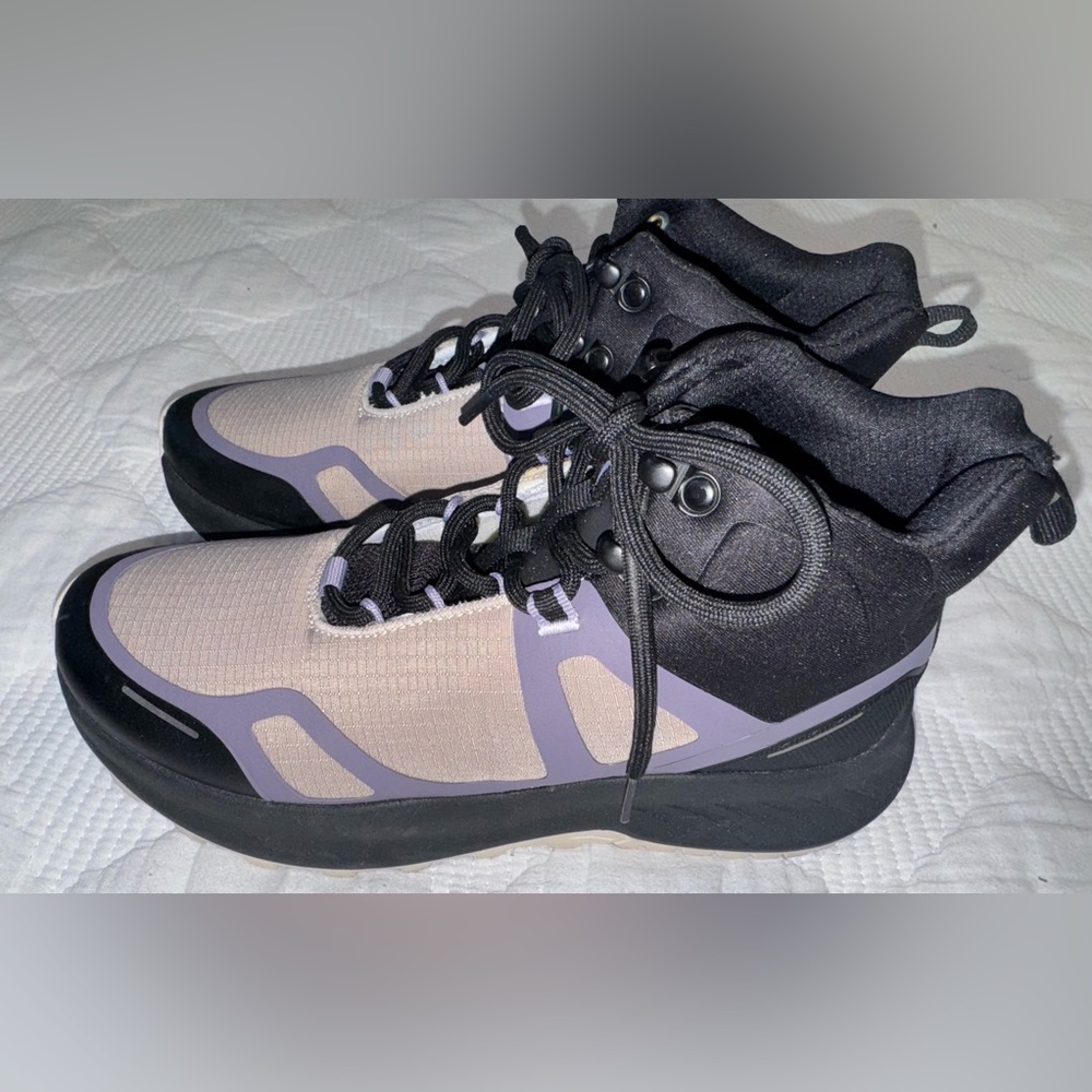 Avia Trail Hybrid Hiking Workout Athletic Sneaker Black/Purple Sz 8 Women’s - Picture 4 of 7